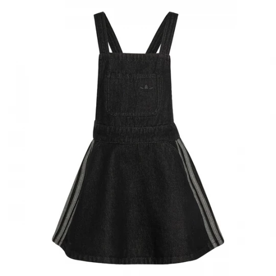Obrázek produktu ADIDAS ORIGINALS Sukně 'DENIM DUNGAREES' tmavě šedá / černá džínovina