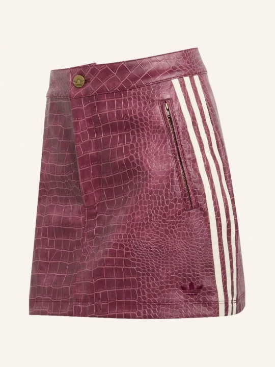 Obrázek produktu Adidas Originals Sukně Pleather V Koženém Vzhledu tmavě červená / bílá