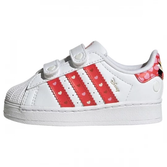 Obrázek produktu ADIDAS ORIGINALS Tenisky 'Adidas Disney Superstar' růžová / jasně červená / bílá