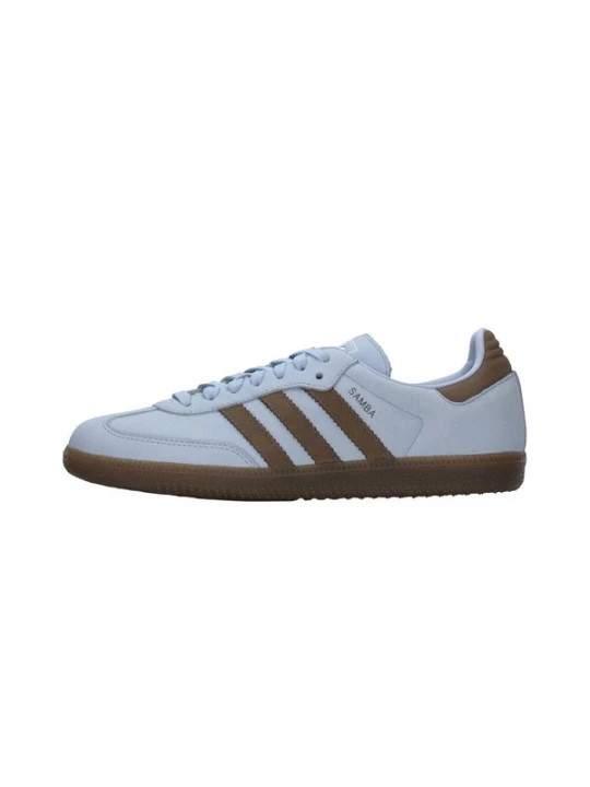 Obrázek produktu ADIDAS ORIGINALS Tenisky 'SAMBA' světlemodrá / tmavě hnědá