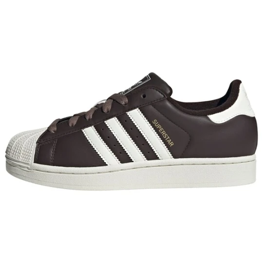 Obrázek produktu ADIDAS ORIGINALS Tenisky 'Superstar II' tmavě hnědá / zlatá / bílá