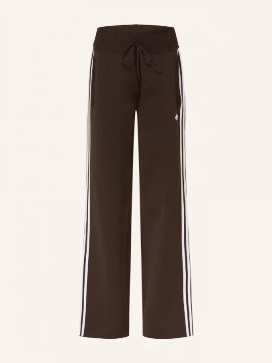 Obrázek produktu Adidas Originals Teplákové Kalhoty Strct Knit tmavě hnědá / bílá