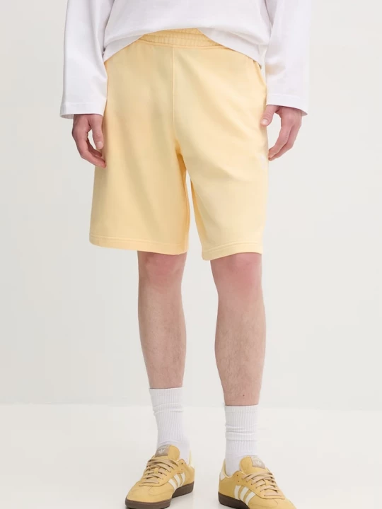 Obrázek produktu adidas Originals teplákové šortky pánské bavlněné žlutá