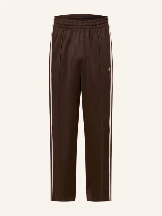 Obrázek produktu Adidas Originals Tepláky Baggy S Pruhy tmavě hnědá / světle růžová