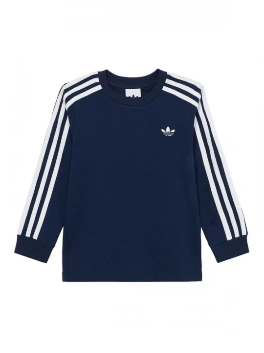 Obrázek produktu ADIDAS ORIGINALS Tričko '3-STRIPES LONG SLEEVE' marine modrá / bílá