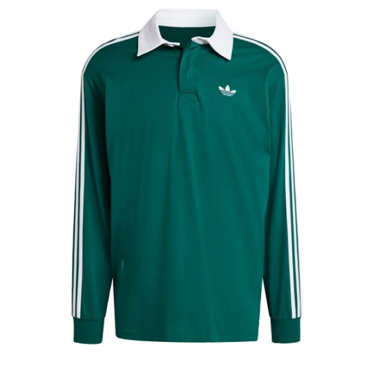 Obrázek produktu ADIDAS ORIGINALS Tričko '3-STRIPES RUGBY LONGSLEEVE' jedle / bílá