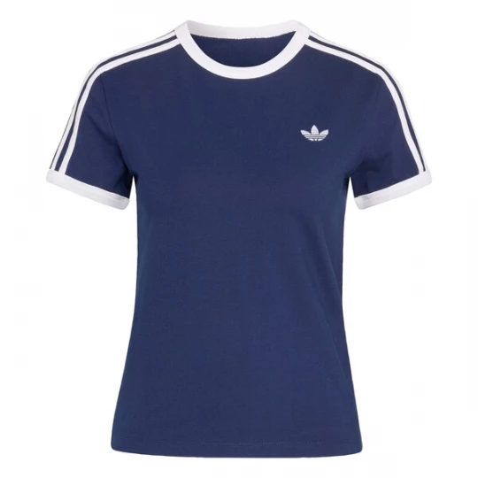 Obrázek produktu ADIDAS ORIGINALS Tričko '3 STRIPES SLIM' tmavě modrá / bílá