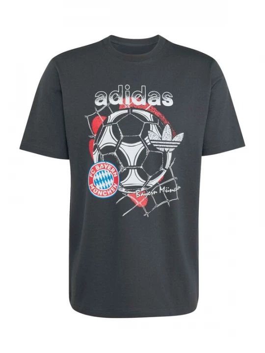 Obrázek produktu ADIDAS ORIGINALS Tričko 'FC Bayern' modrá / grafitová / červená / bílá
