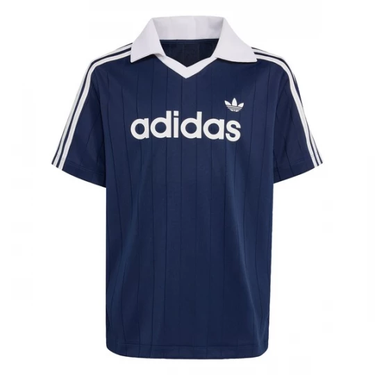 Obrázek produktu ADIDAS ORIGINALS Tričko 'LOOSE PINSTRIPE POLO' námořnická modř / bílá