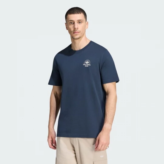 Obrázek produktu ADIDAS ORIGINALS Tričko 'Milano Shop' tmavě modrá / bílá