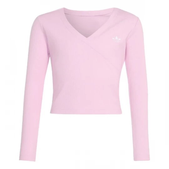 Obrázek produktu ADIDAS ORIGINALS Tričko 'SLIM MINI RIB WRAP LONGSLEEVE' růžová