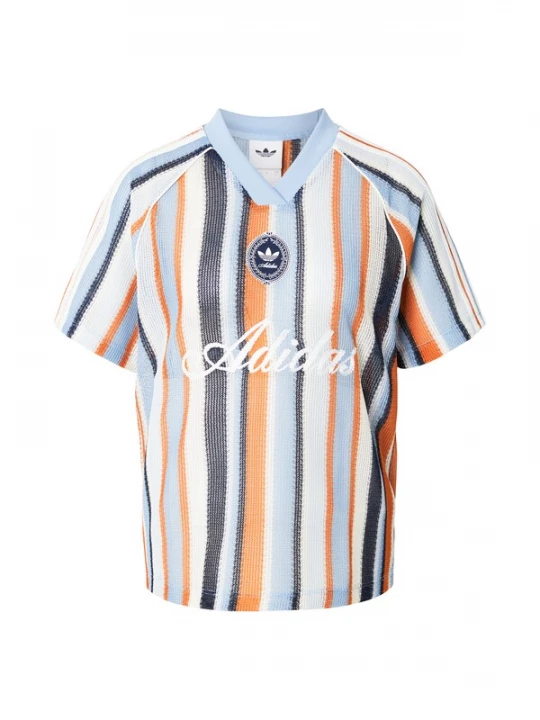 Obrázek produktu ADIDAS ORIGINALS Tričko 'Summer Glow' béžová / kouřově modrá / světlemodrá / oranžová