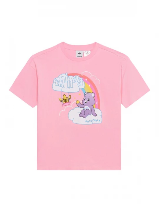 Obrázek produktu ADIDAS ORIGINALS Tričko žlutá / světle fialová / růžová / bílá