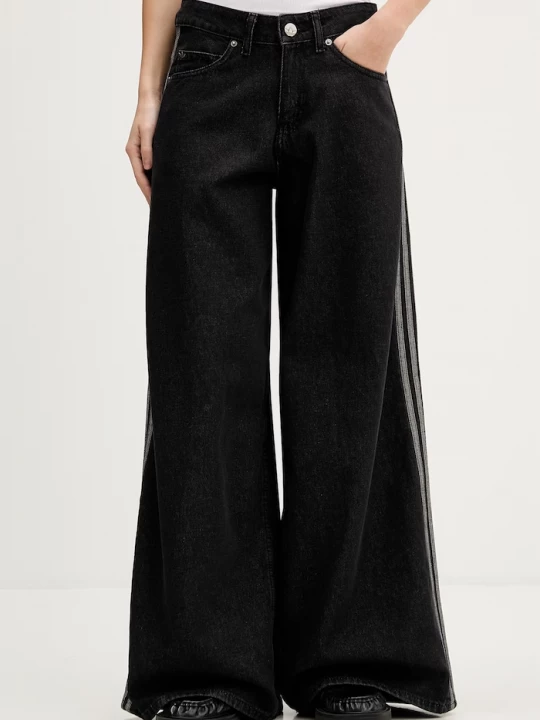 Obrázek produktu adidas Originals wide leg džíny dámské Firebird černá