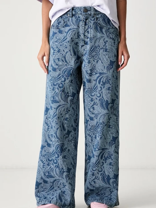 Obrázek produktu adidas Originals wide leg džíny dámské Liberty modrá