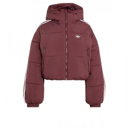 Obrázek produktu ADIDAS ORIGINALS Zimní bunda 'Adicolor' vínově červená / bílá