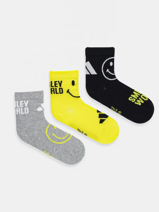 Obrázek produktu adidas Performance Dětské ponožky adidas Performance SMILEY 3-pack černá
