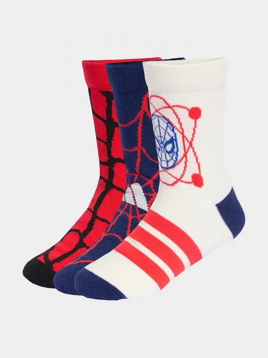 Obrázek produktu adidas Performance Dětské ponožky s bavlnou adidas Performance Marvel 3-pack červená