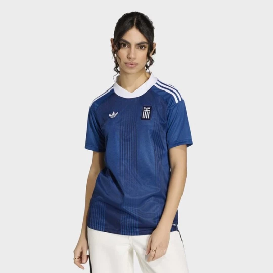 Obrázek produktu ADIDAS PERFORMANCE Funkční tričko 'Greece 26 Away' noční modrá / bílá