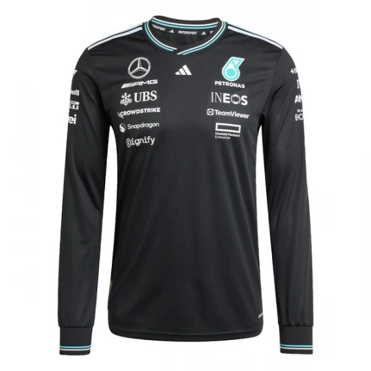 Obrázek produktu ADIDAS PERFORMANCE Funkční tričko 'MERCEDES - AMG PETRONAS FORMULA ONE TEAM DRIVER JERSEY AUTHENTIC LONG' černá