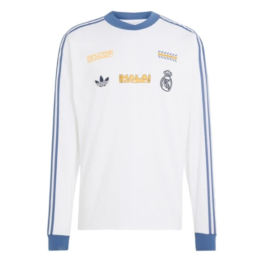 Obrázek produktu ADIDAS PERFORMANCE Funkční tričko 'Real Madrid LFSTLR' chladná modrá / žlutá / černá / bílá