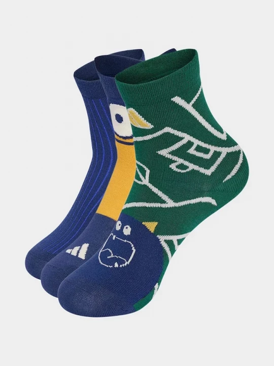 Obrázek produktu adidas Performance ponožky dětské 3-pack námořnická modř