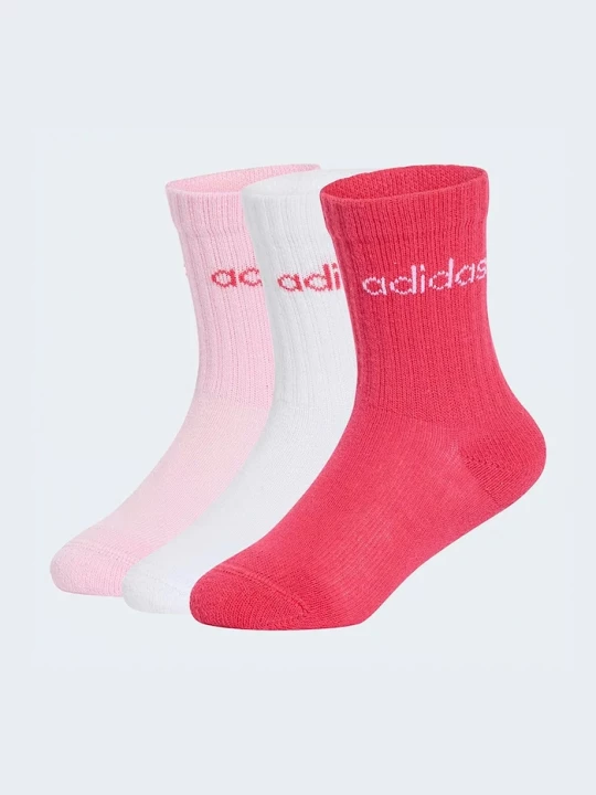 Obrázek produktu adidas Performance ponožky dětské 3-pack růžová
