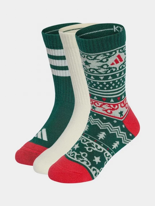 Obrázek produktu adidas Performance ponožky dětské 3-pack zelená