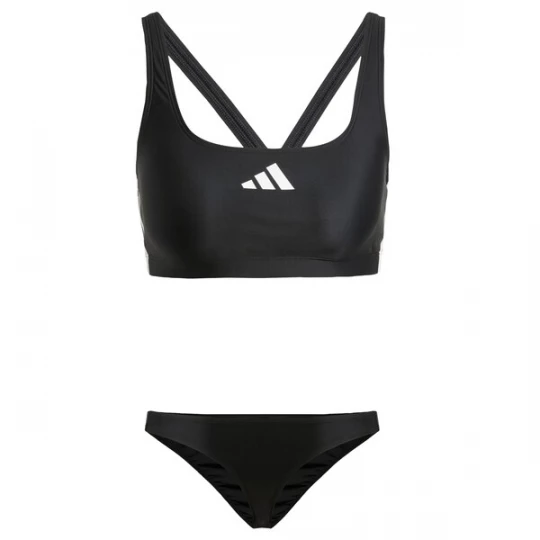 Obrázek produktu ADIDAS PERFORMANCE Sportovní bikiny '3-Stripes V-Back'  černá / bílá