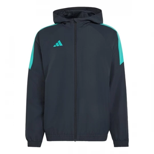 Obrázek produktu ADIDAS PERFORMANCE Sportovní bunda 'Tiro 26 Essentials' tmavě šedá / mátová / černá