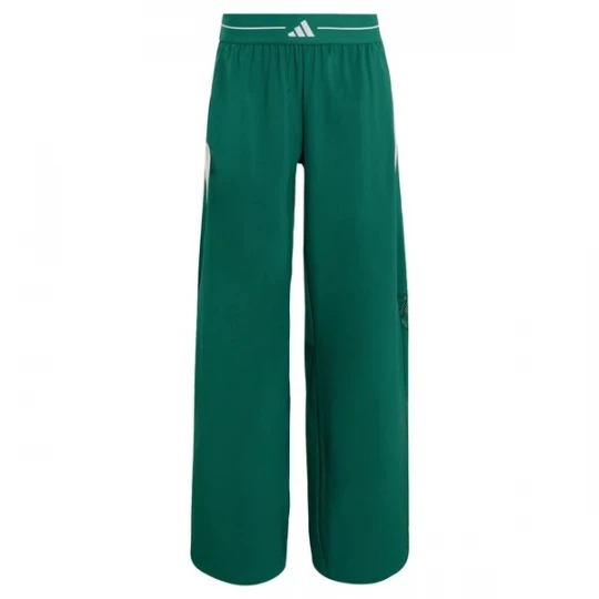 Obrázek produktu ADIDAS PERFORMANCE Sportovní kalhoty 'Hyperglam Color Block Wide Woven' smaragdová