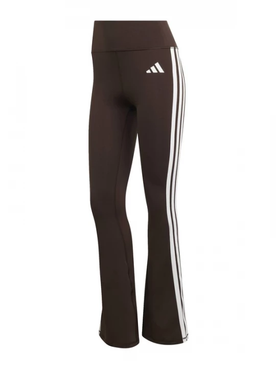 Obrázek produktu ADIDAS PERFORMANCE Sportovní kalhoty 'OPTIME ESSENTIALS' tmavě hnědá / bílá