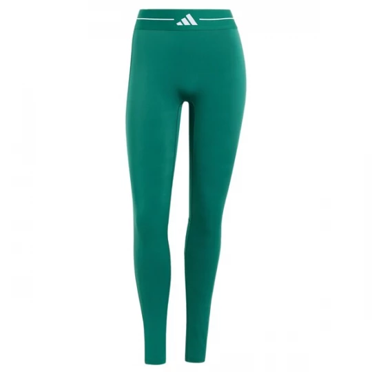 Obrázek produktu ADIDAS PERFORMANCE Sportovní kalhoty 'Hyperglam Colour Block Full Length' smaragdová / bílá