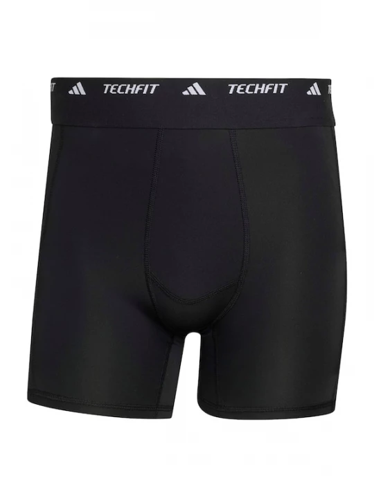 Obrázek produktu ADIDAS PERFORMANCE Sportovní kalhoty 'TECHFIT Hybrid Short' černá / bílá