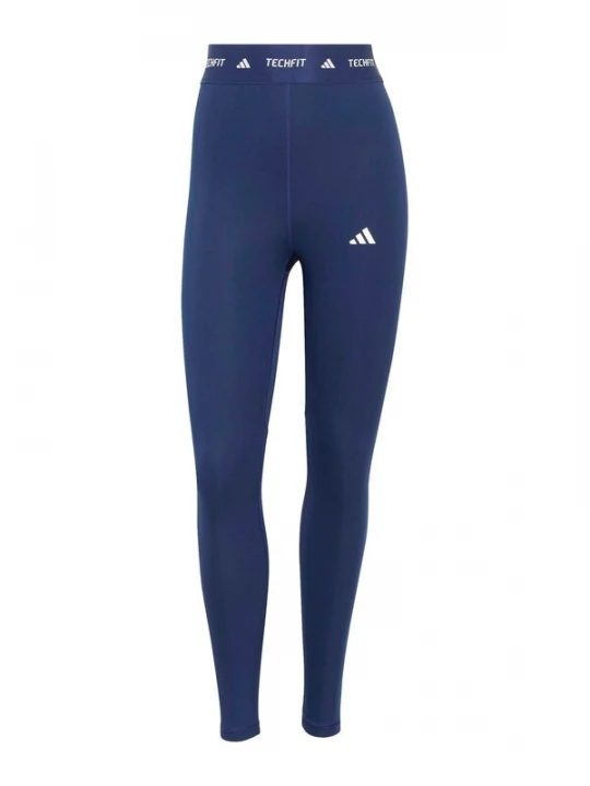Obrázek produktu ADIDAS PERFORMANCE Sportovní kalhoty 'TECHFIT 7 / 8' tmavě modrá / bílá