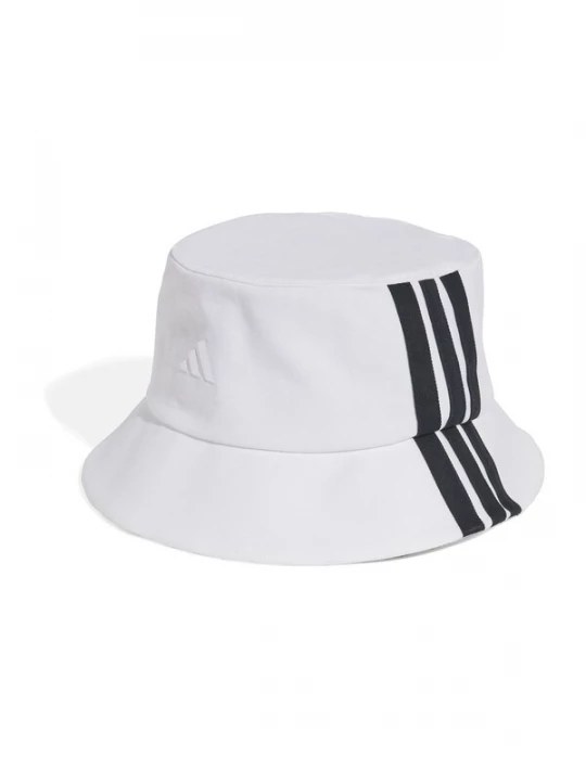 Obrázek produktu ADIDAS PERFORMANCE Sportovní klobouk '3-Stripes Bucket' černá / bílá