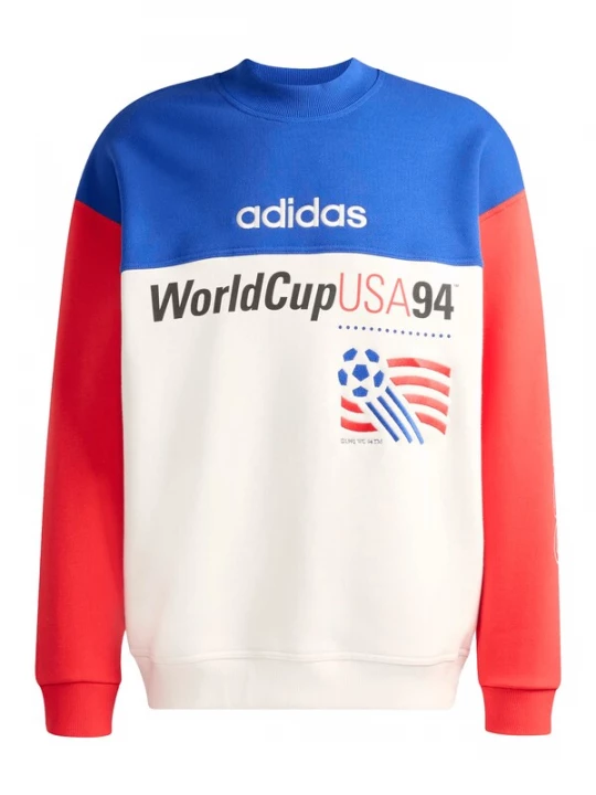 Obrázek produktu ADIDAS PERFORMANCE Sportovní mikina 'Graphic' modrá / červená / bílá