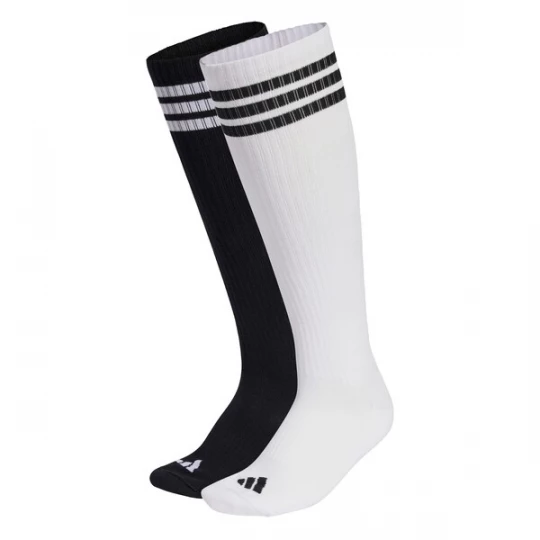 Obrázek produktu ADIDAS PERFORMANCE Sportovní ponožky '3 Stripes Knee 2 Pair Pack' černá / bílá