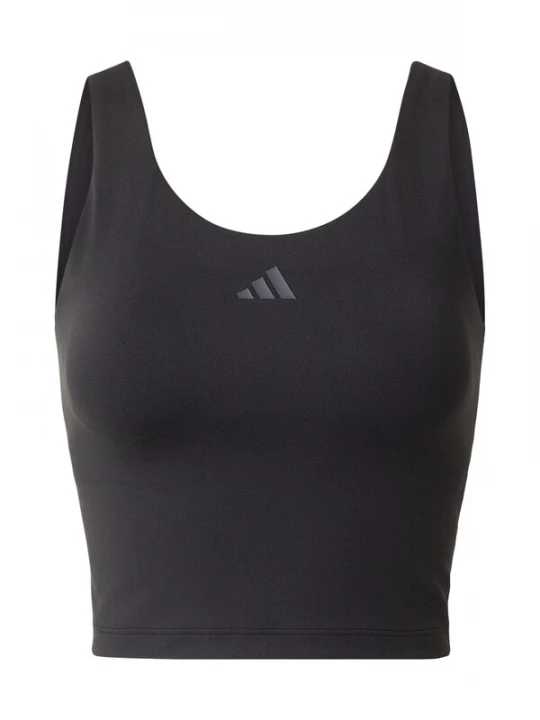 Obrázek produktu ADIDAS PERFORMANCE Sportovní top '3 STRIPES STUDIO ALL ME LIGHT SUPPORT' černá