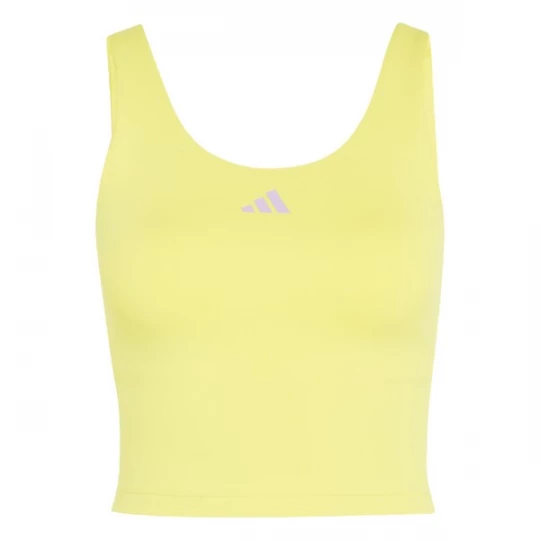 Obrázek produktu ADIDAS PERFORMANCE Sportovní top 'Studio All Me' žlutá / bílá