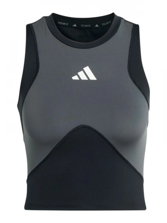 Obrázek produktu ADIDAS PERFORMANCE Sportovní top tmavě šedá / černá / bílá