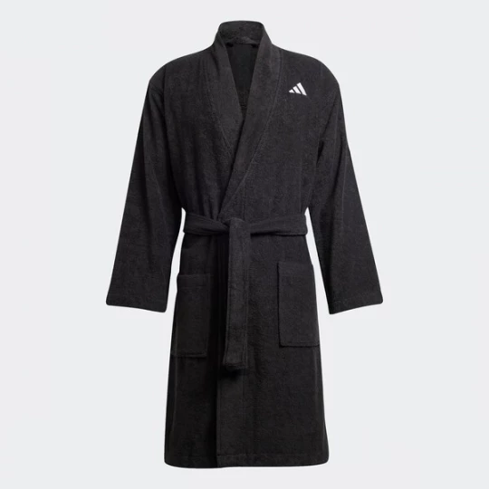 Obrázek produktu ADIDAS PERFORMANCE Sportovní župan 'Bathrobe' černá / bílá