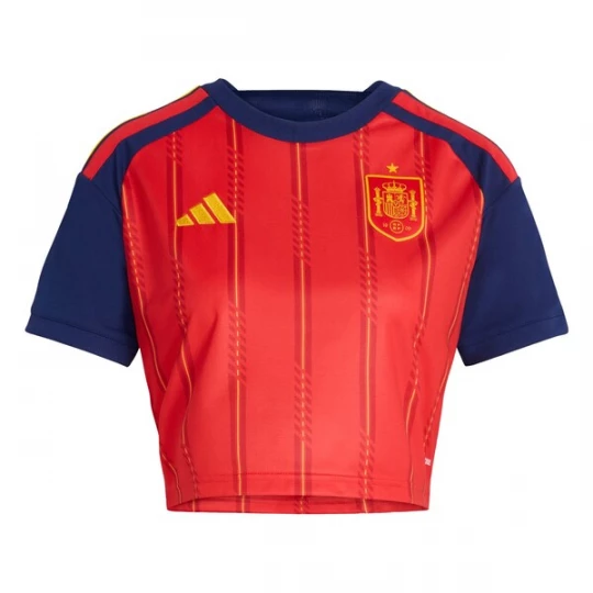 Obrázek produktu ADIDAS PERFORMANCE Trikot 'Spain 26 Home Cropped' marine modrá / zlatě žlutá / jasně červená
