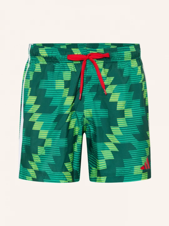 Obrázek produktu Adidas Plavky Football-Inspired Graphic 5inch zelená / neonově zelená / bílá