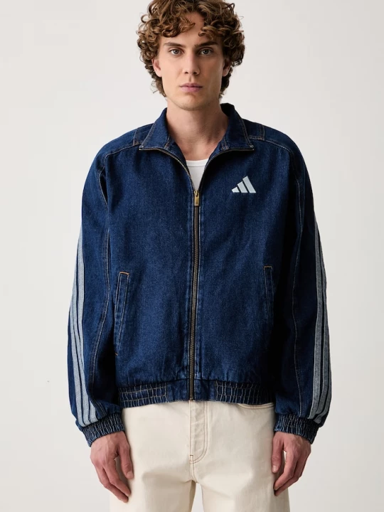 Obrázek produktu adidas přechodová bunda pánská džínová Denim Pack námořnická modř