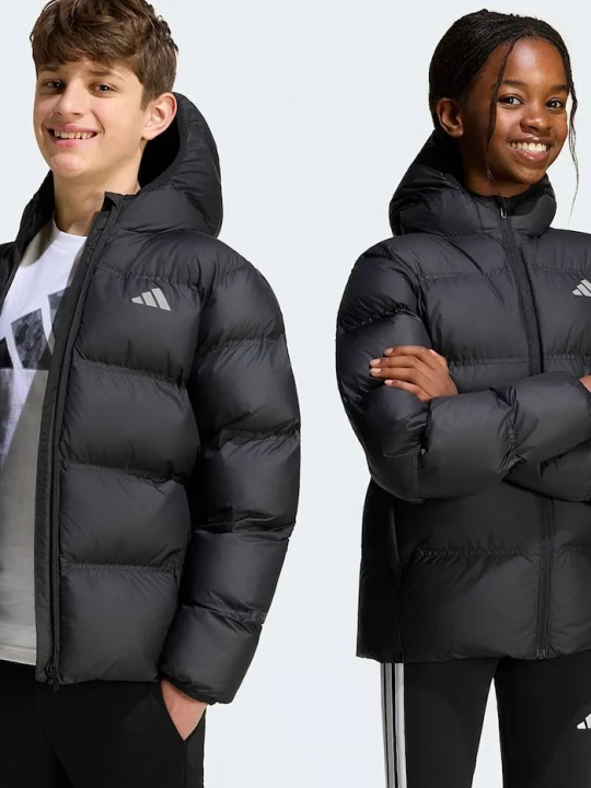 Obrázek produktu adidas prošívaná bunda dětská černá