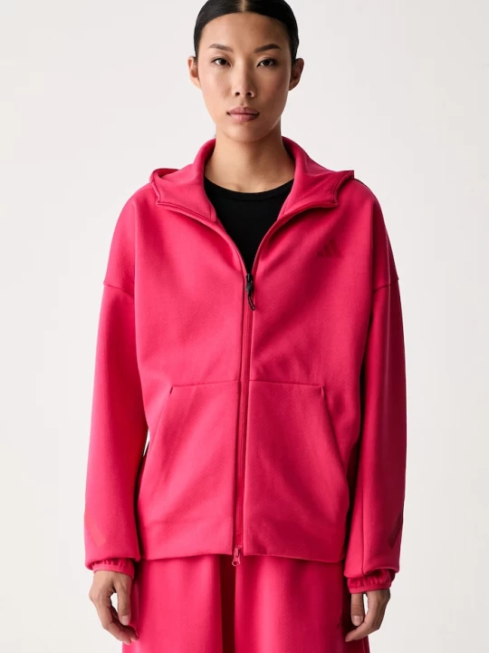 Obrázek produktu adidas rozepínací mikina kapucí dámská Z.N.E růžová