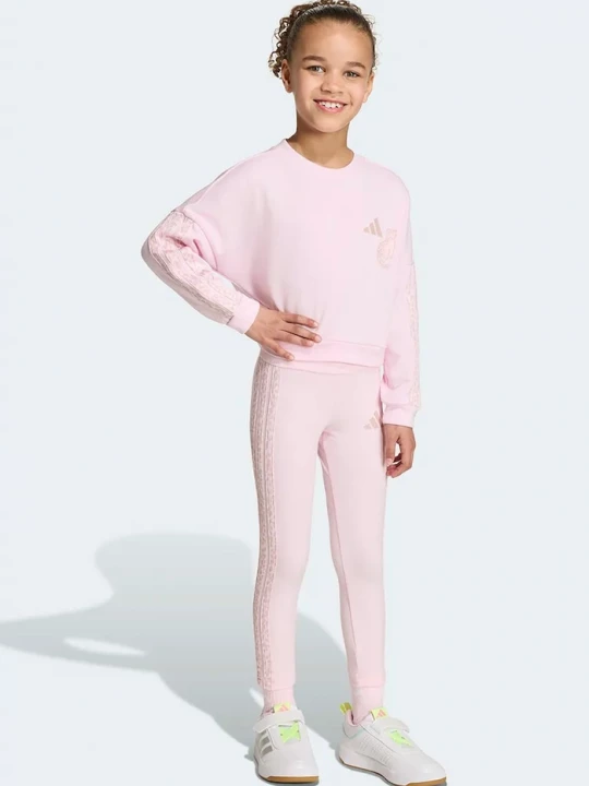 Obrázek produktu adidas set dětský s bavlnou růžová