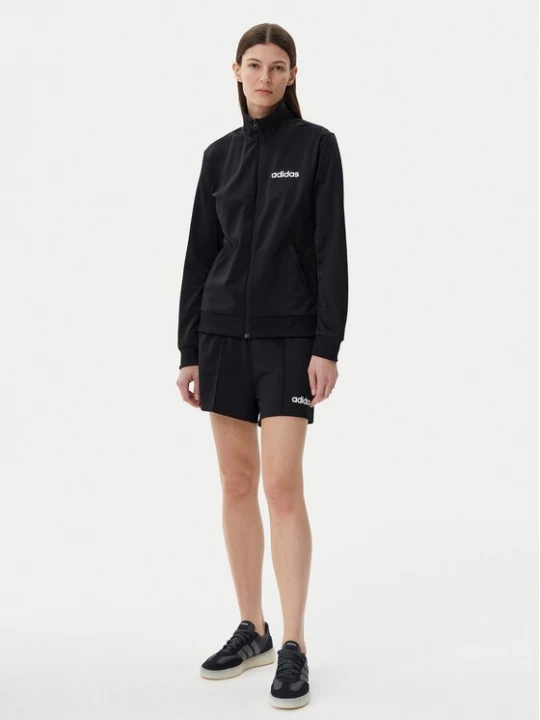 Obrázek produktu adidas Set mikina a sportovní šortky Essentials Linear JD5432 Černá Regular Fit