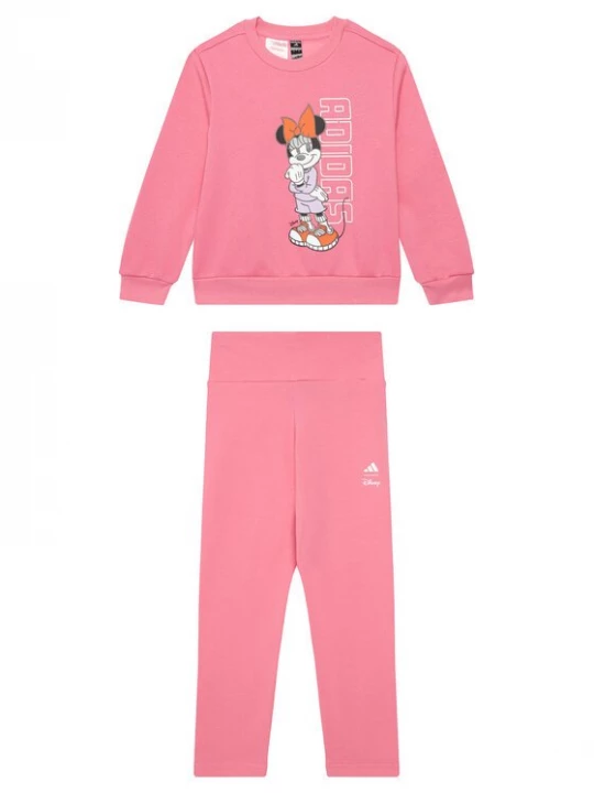 Obrázek produktu adidas Souprava mikina a legíny Disney Minnie Mouse JL9201 Růžová Regular Fit